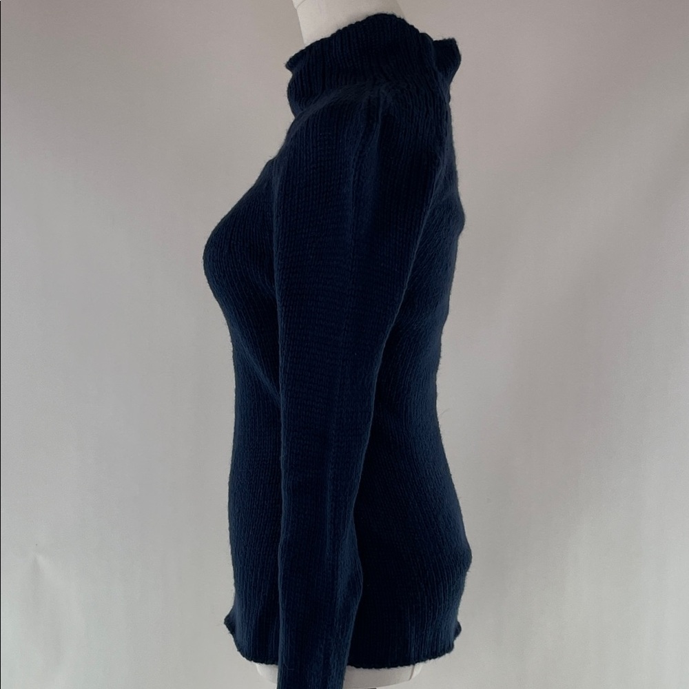 Marina Moscone x RTR Navy Turtleneck Sweater, XS - Picture 6 of 8